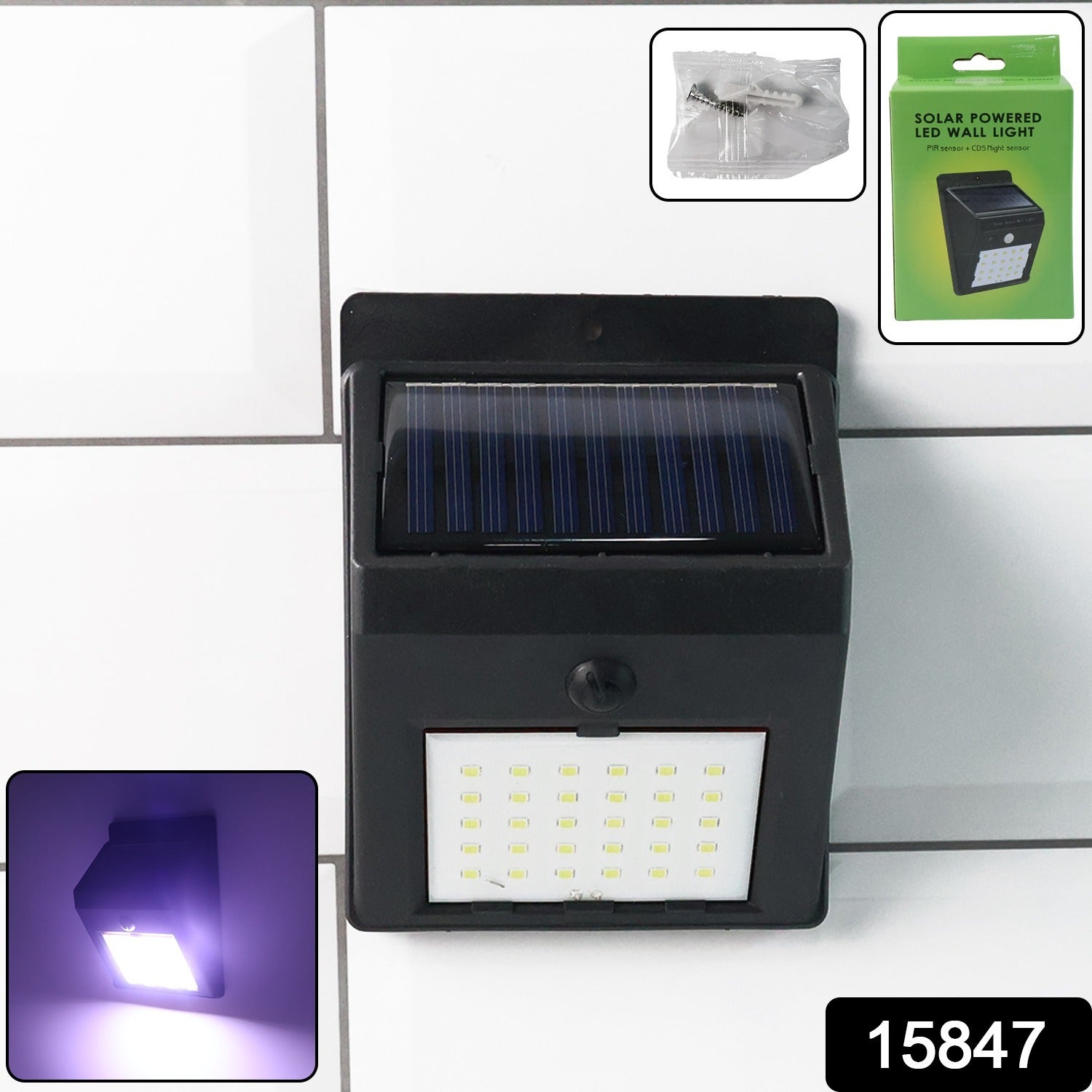Auto Charge Solar Wall Lamp Auto Charge Solar Wall Lamp